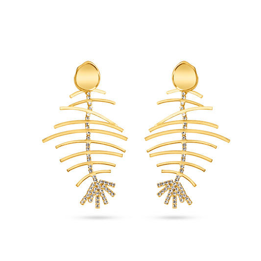 Fish Bone Earrings