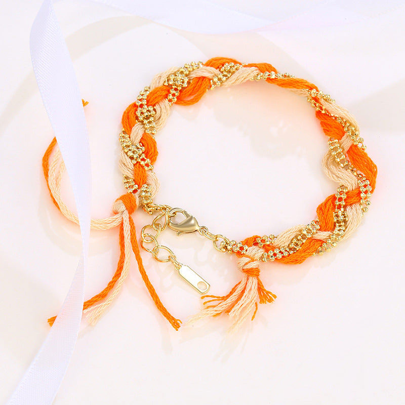 24k Bohemian Contexture Bracelet