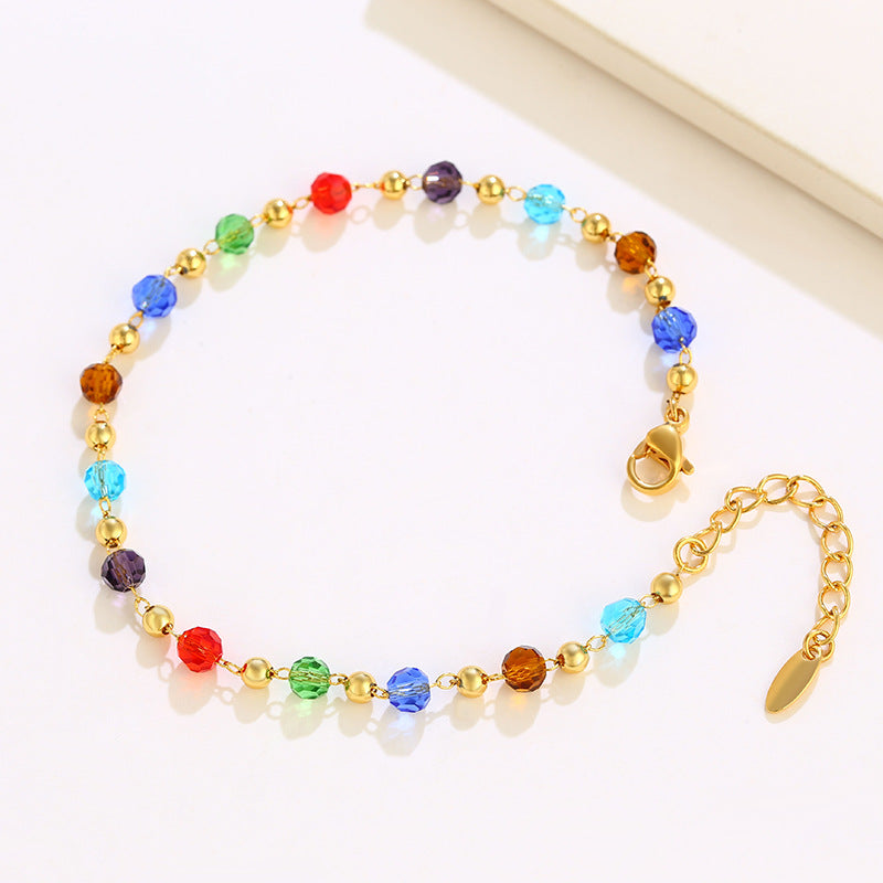 24k Bohemian Beaded Bracelet