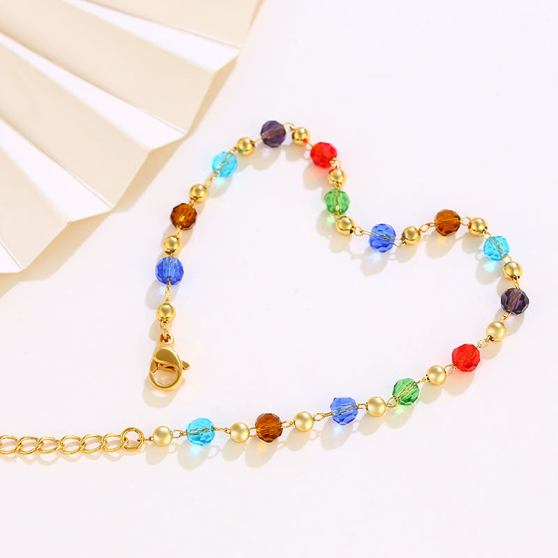 24k Bohemian Beaded Bracelet