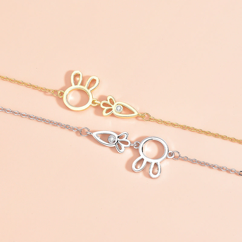 Rabbit and Carrot Bracelet