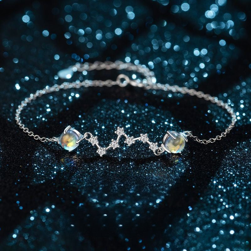 Moonstone Big Dipper Bracelet