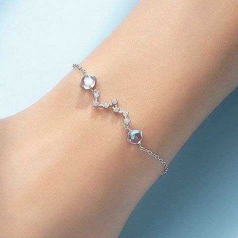 Moonstone Big Dipper Bracelet