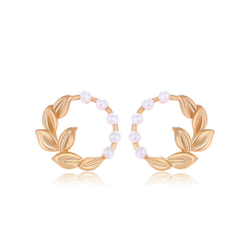 18K Wreath Earrings