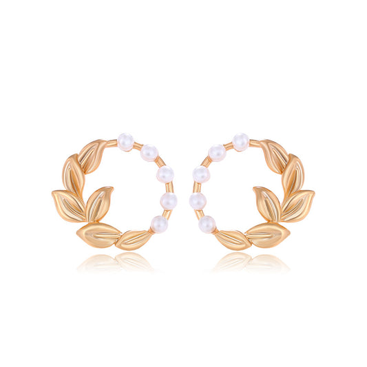 18K Wreath Earrings