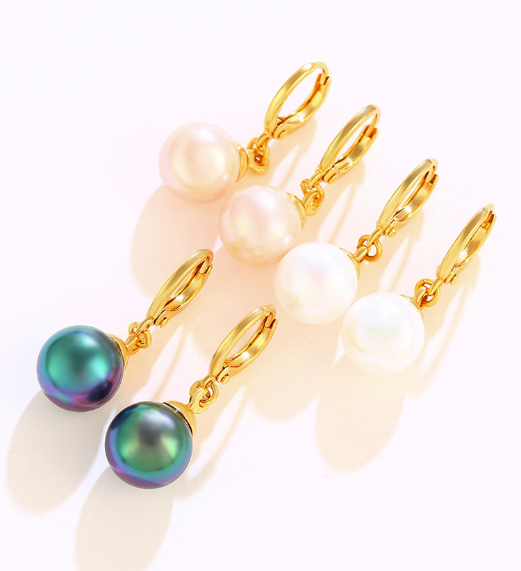 24k Pearl Earrings