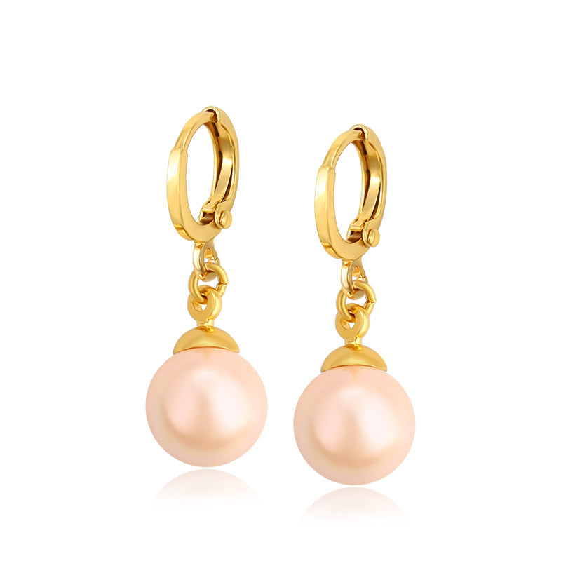 24k Pearl Earrings