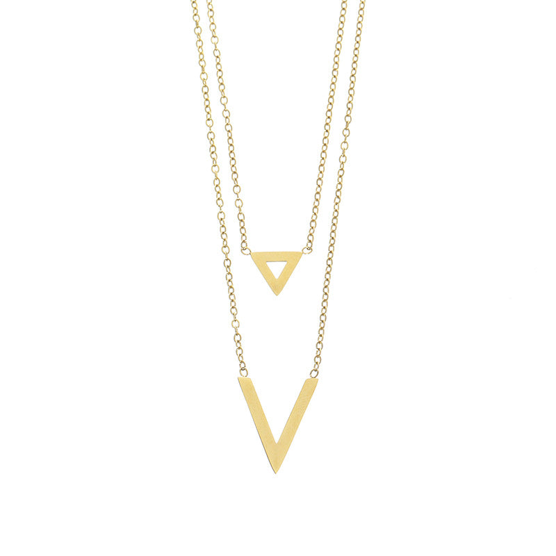 14K Double Layer Necklace