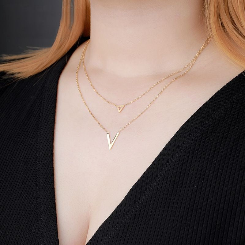 14K Double Layer Necklace