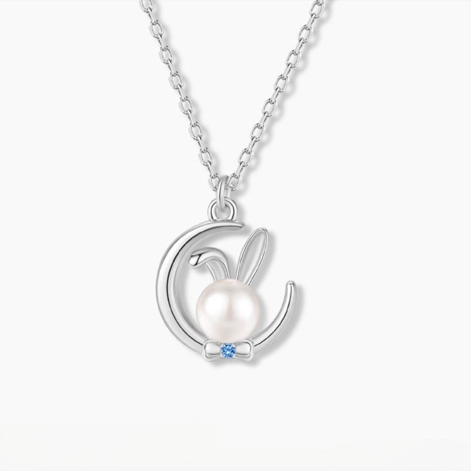 Pearl Rabbit Necklace