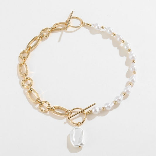 3 in 1 Disassemble Pearl Necklace and Bracelet