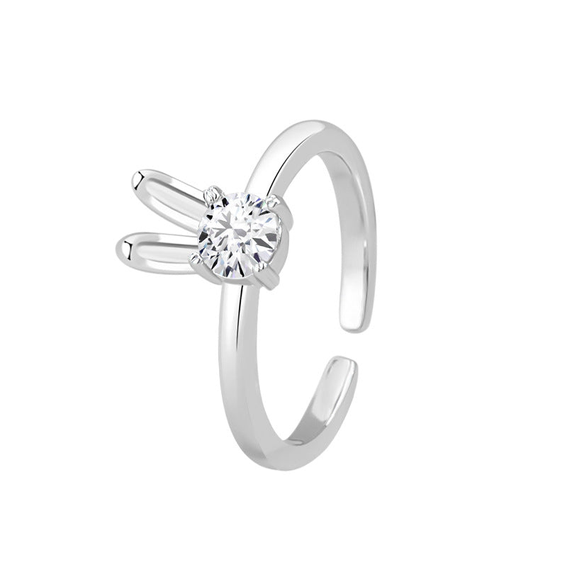 Zircon Rabbit Ring