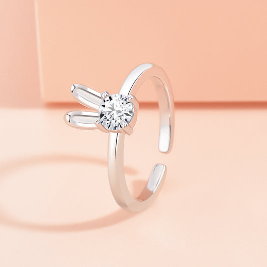 Zircon Rabbit Ring