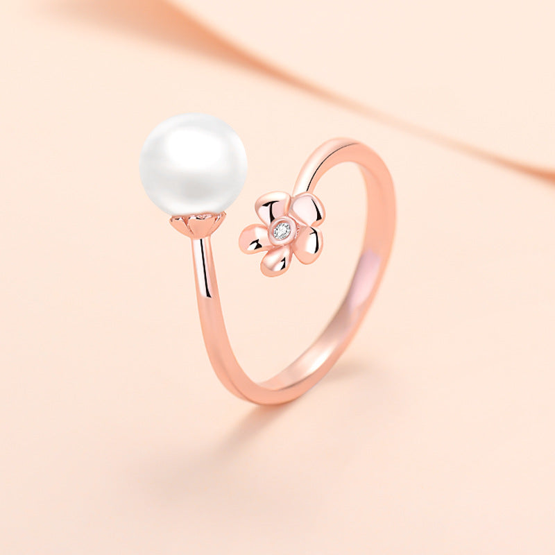 Pearl Flower Ring