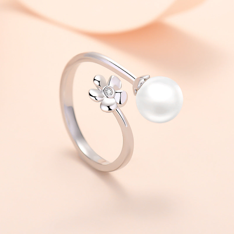 Pearl Flower Ring