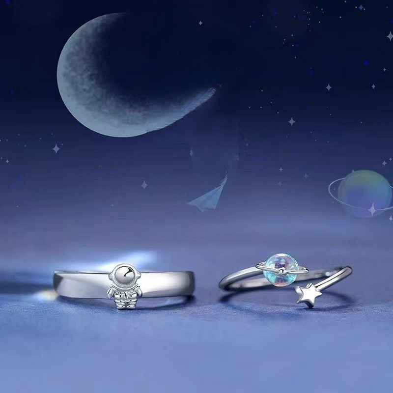 Space Couple Rings